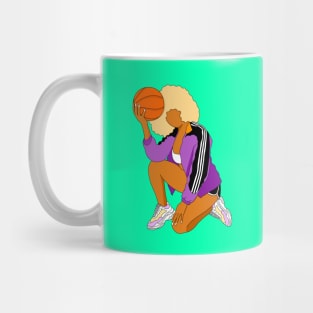 Woman basketball player Mug